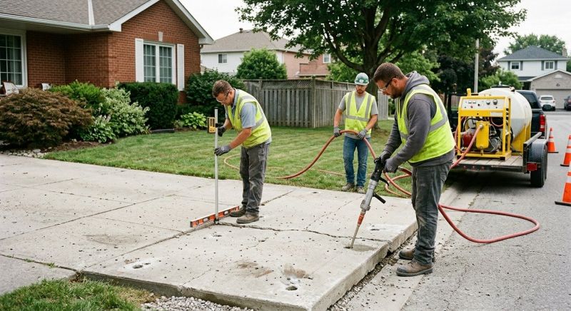 Slab Leveling in Des Moines, IA