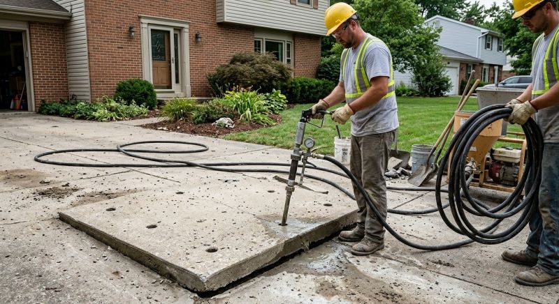 Slab Mudjacking in Des Moines, IA