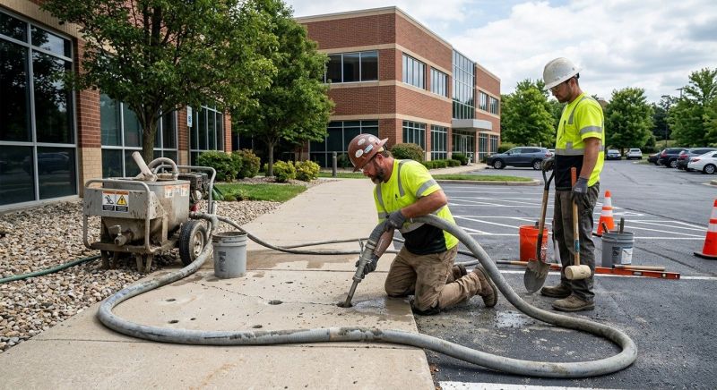 Commercial Concrete Leveling in Columbus, OH