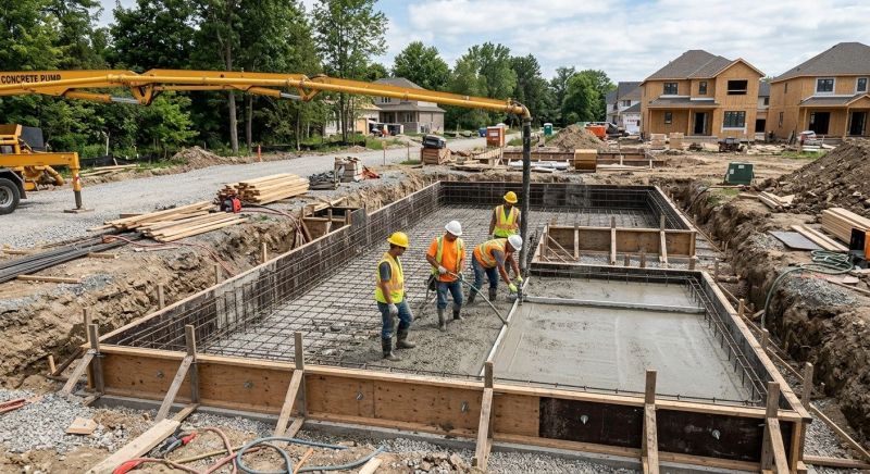 Concrete Foundation Installation in Columbus, OH