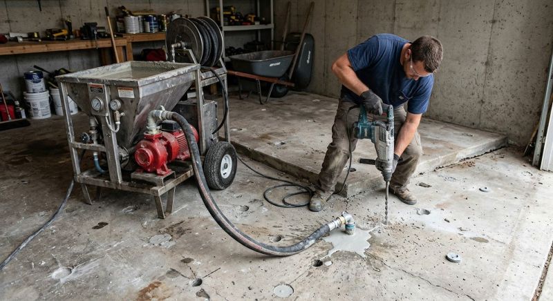Concrete Lifting in Des Moines, IA