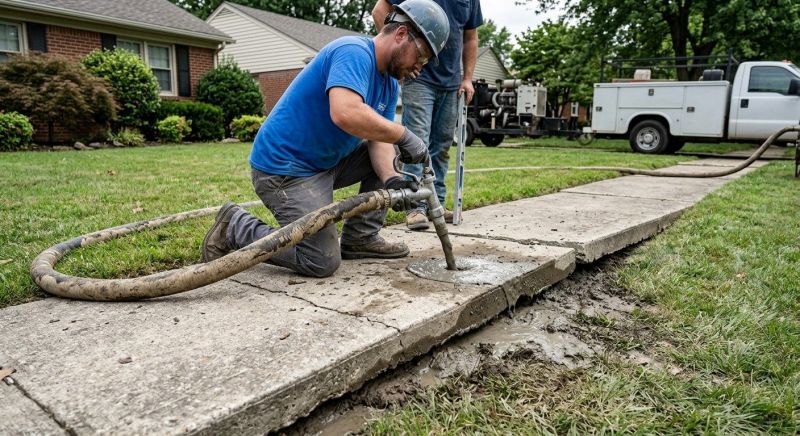 Concrete Lifting in West Des Moines, IA