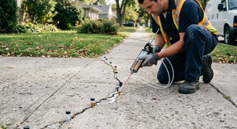 Concrete Settlement Repair in Corpus Christi, TX