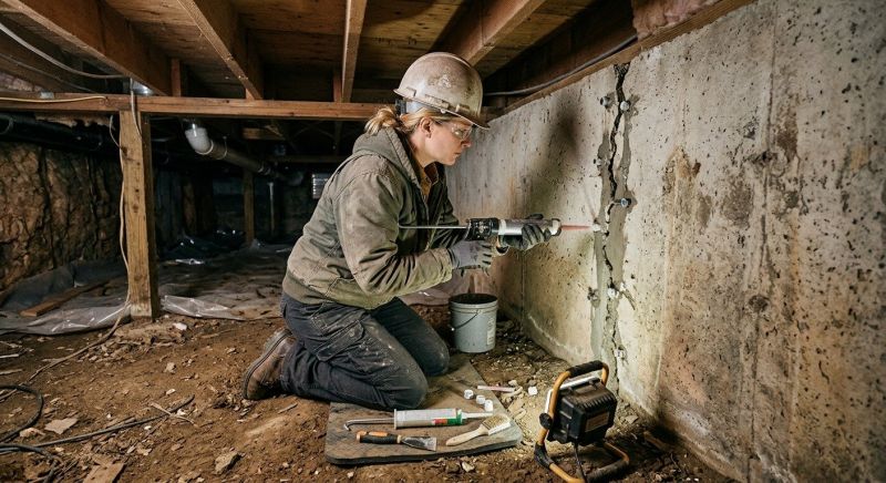 Cracked Foundation Repair in Fort Collins, CO