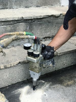 Sunken Patio Repair detail