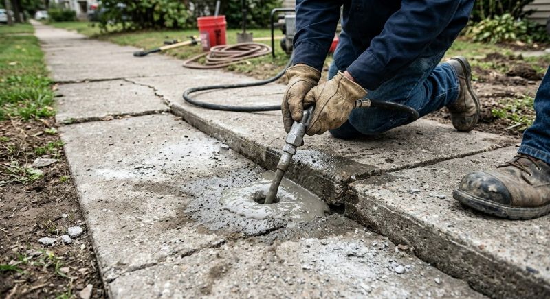Sidewalk Leveling in Columbus, OH