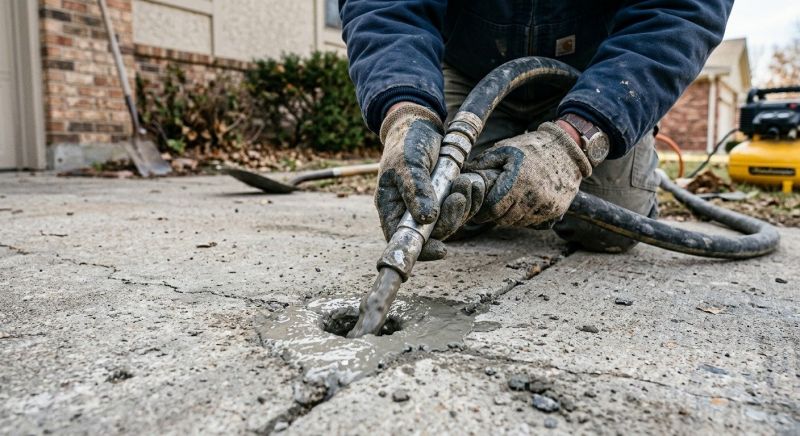 Sunken Driveway Lifting in Miami Dade County, FL