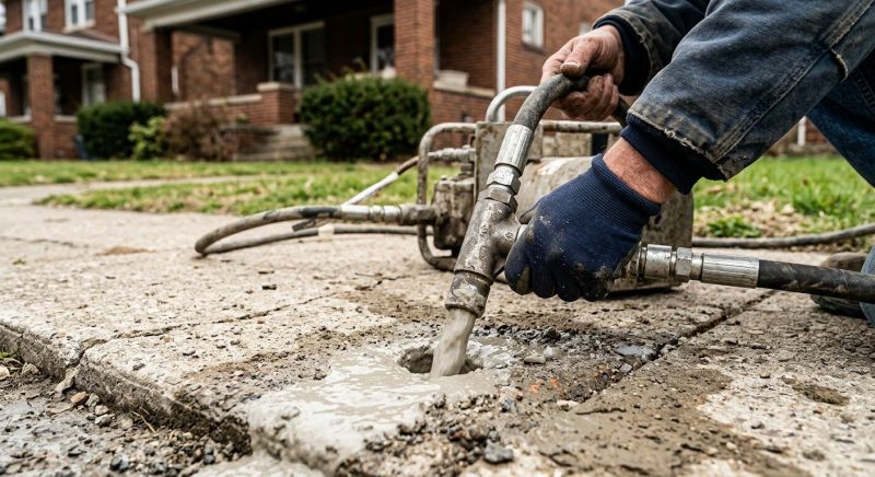 Sunken Sidewalk Repair in Corpus Christi, TX