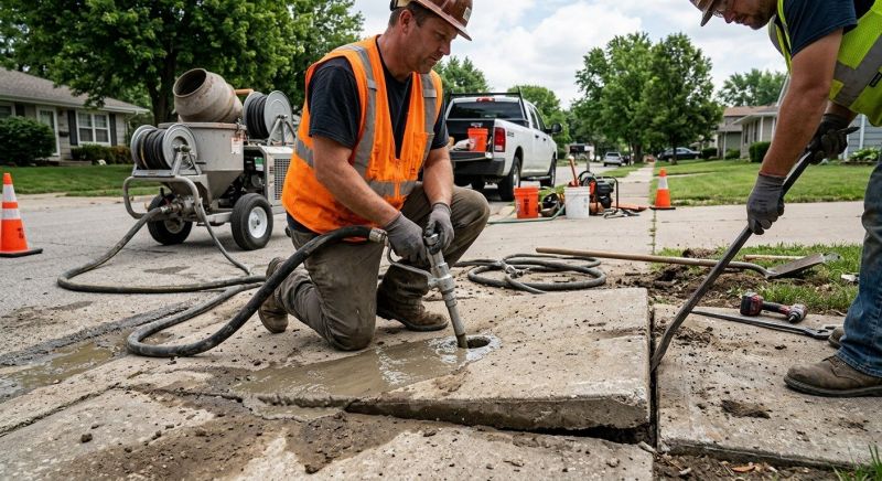 Uneven Pavement Repair in Des Moines, IA